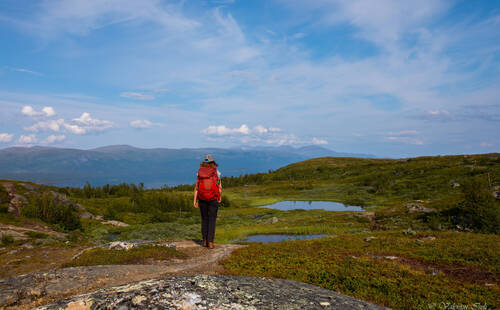 Laurie randonnée Suède